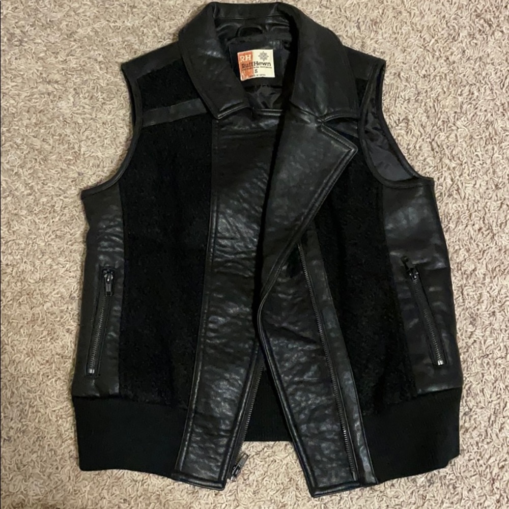 Leather vest